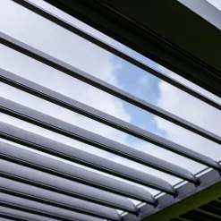 Pergola ogrodowa Luxe 7.8x3m aluminiowa z oświetleniem antracyt