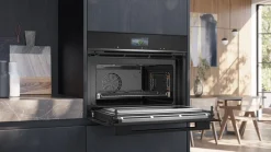 Piekarnik z kuchenką mikrofalową SIEMENS CM736GAB1