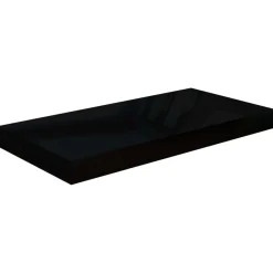 Półka ścienna Czarny 50 x 23 x 3.8 cm MDF vidaXL