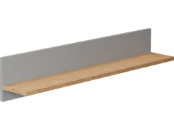 Półka ścienna Denver 100 cm szary chinchilla/hikora