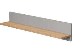 Półka ścienna Denver 100 cm szary chinchilla/hikora
