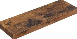 Półka ścienna rustykalny brąz 60 cm stabilna wisząca loft aranżacja