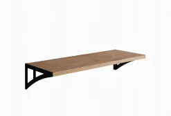Półka wisząca JULIA 60 cm Dąb Lancelot metalowe
