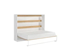 Półkotapczan Perfekt 140x200 poziomy Dąb+Czarny