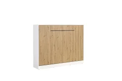 Półkotapczan Perfekt 140x200 poziomy Dąb+Czarny