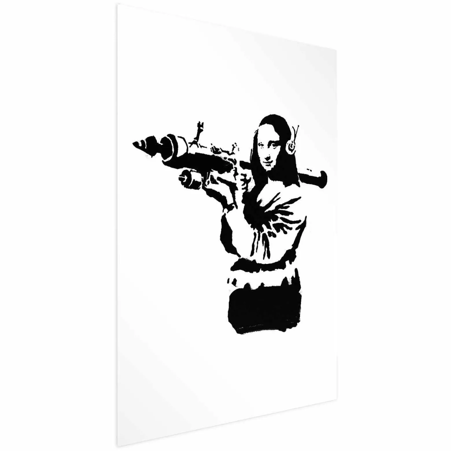 Plakat Banksy Mona Lisa 21x30 cm