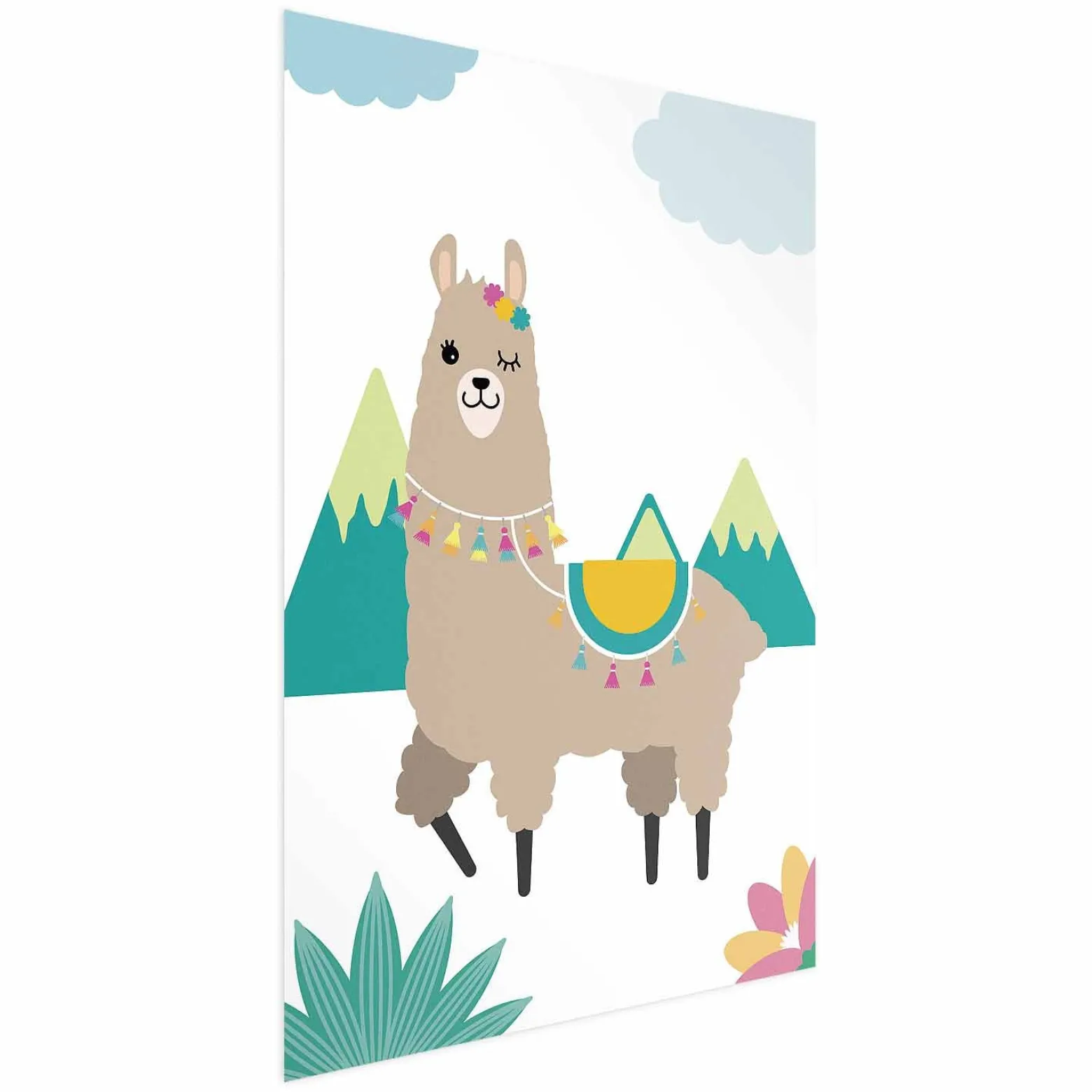Plakat Niezwykła lama 21x30 cm