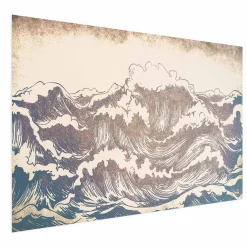 Plakat Olbrzymie fale 30x21 cm