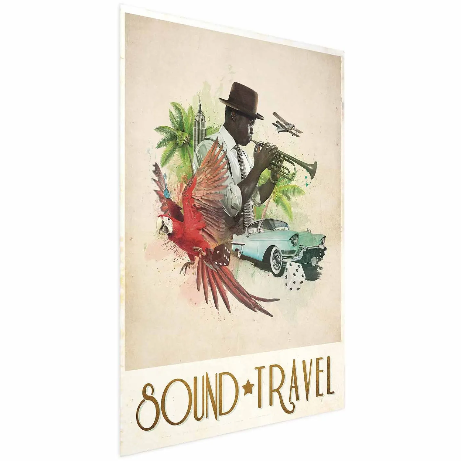 Plakat Sound Travel 21x30 cm
