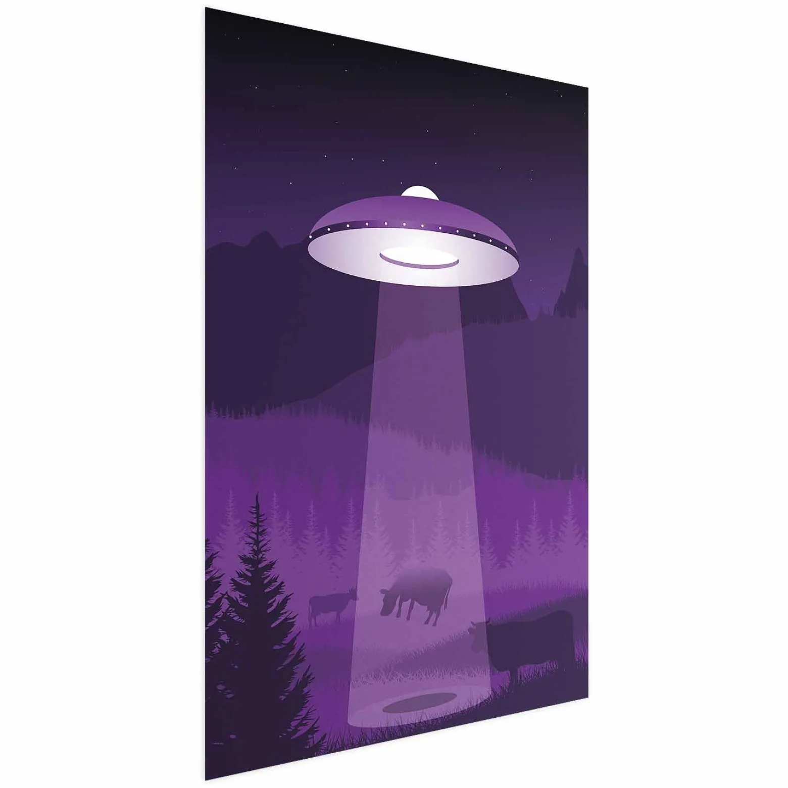 Plakat Ufo 21x30 cm