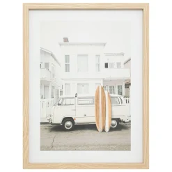 Plakat w ramie z retro samochodem VIVIEN, 30 x 40 cm