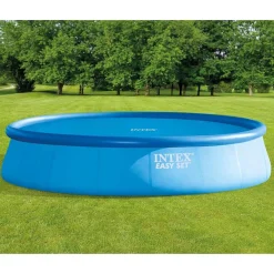 Plandeka solarna do basenu Niebieski 538 cm Polietylen INTEX