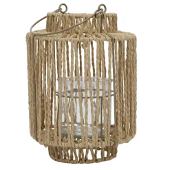 Pleciony lampion z uchwytem, 19 x 25 cm