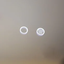Podgrzewane lustro łazienkowe okrągłe LED 24W D3004-60 Zuma Line