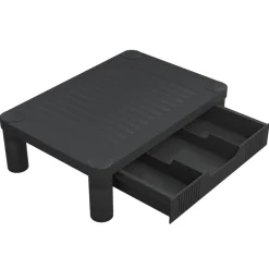 Podstawka pod monitor czarna 43x30.5x13 cm