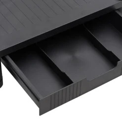 Podstawka pod monitor czarna 43x30.5x13 cm
