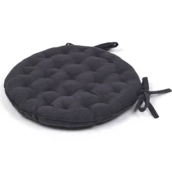 Poduszka na krzesło okrągła Secession, bawełniana, Ø 40 cm