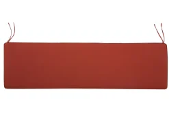 Poduszka na ławkę ogrodową 169x50 czerwona