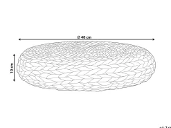 Poduszka podłogowa 40 cm naturalny materiał