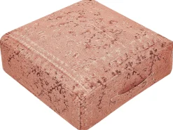 Poduszka podłogowa siedzisko 50x50 jasnoczerwona