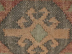 2 poduszki jutowe 45 x 45 cm wielokolorowe