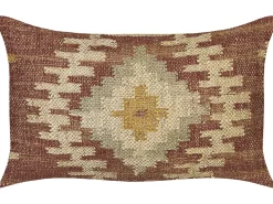2 poduszki jutowe 30 x 50 cm wielokolorowe