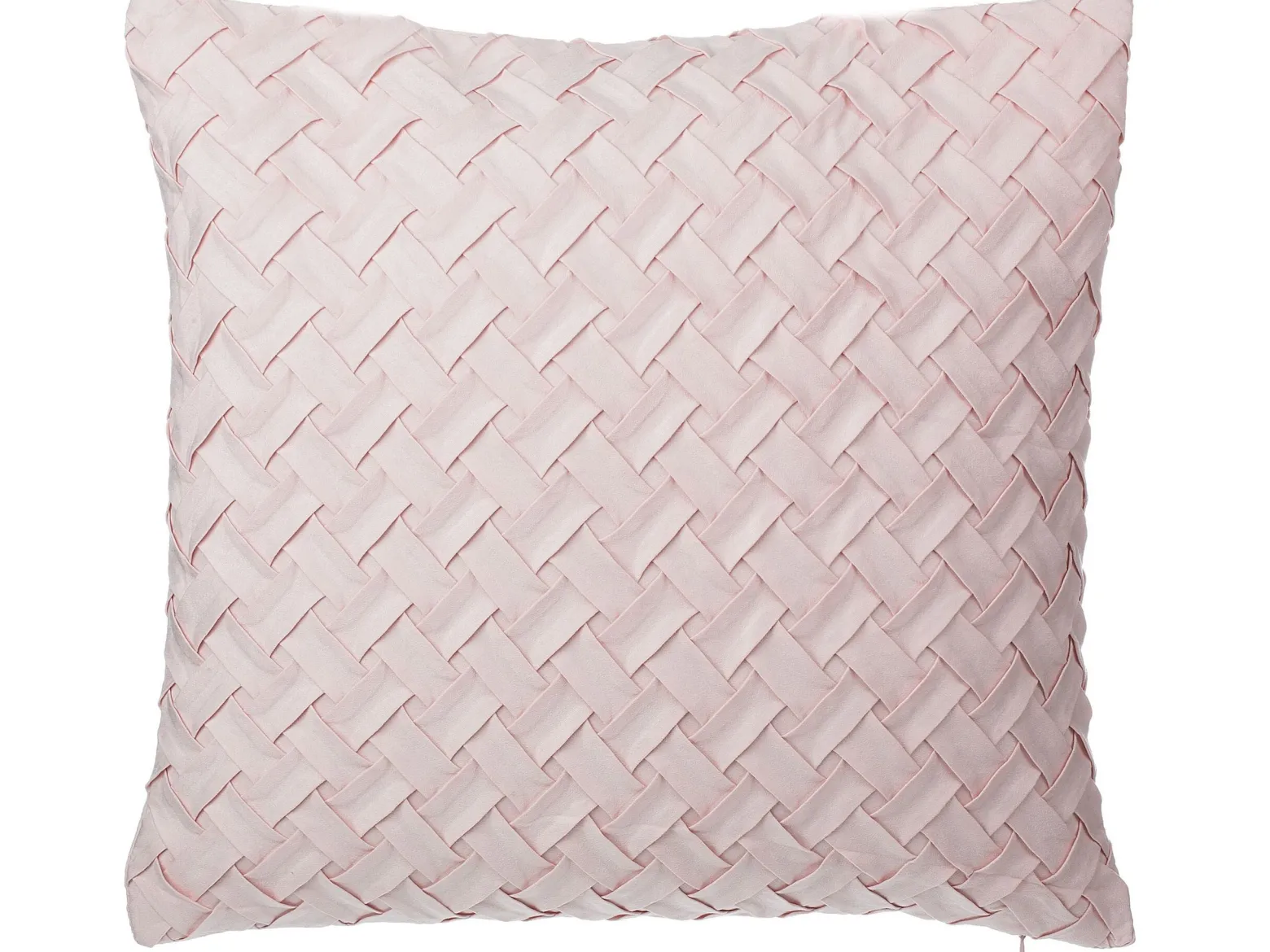 Poduszki ozdobne plecionki 45x45 różowe
