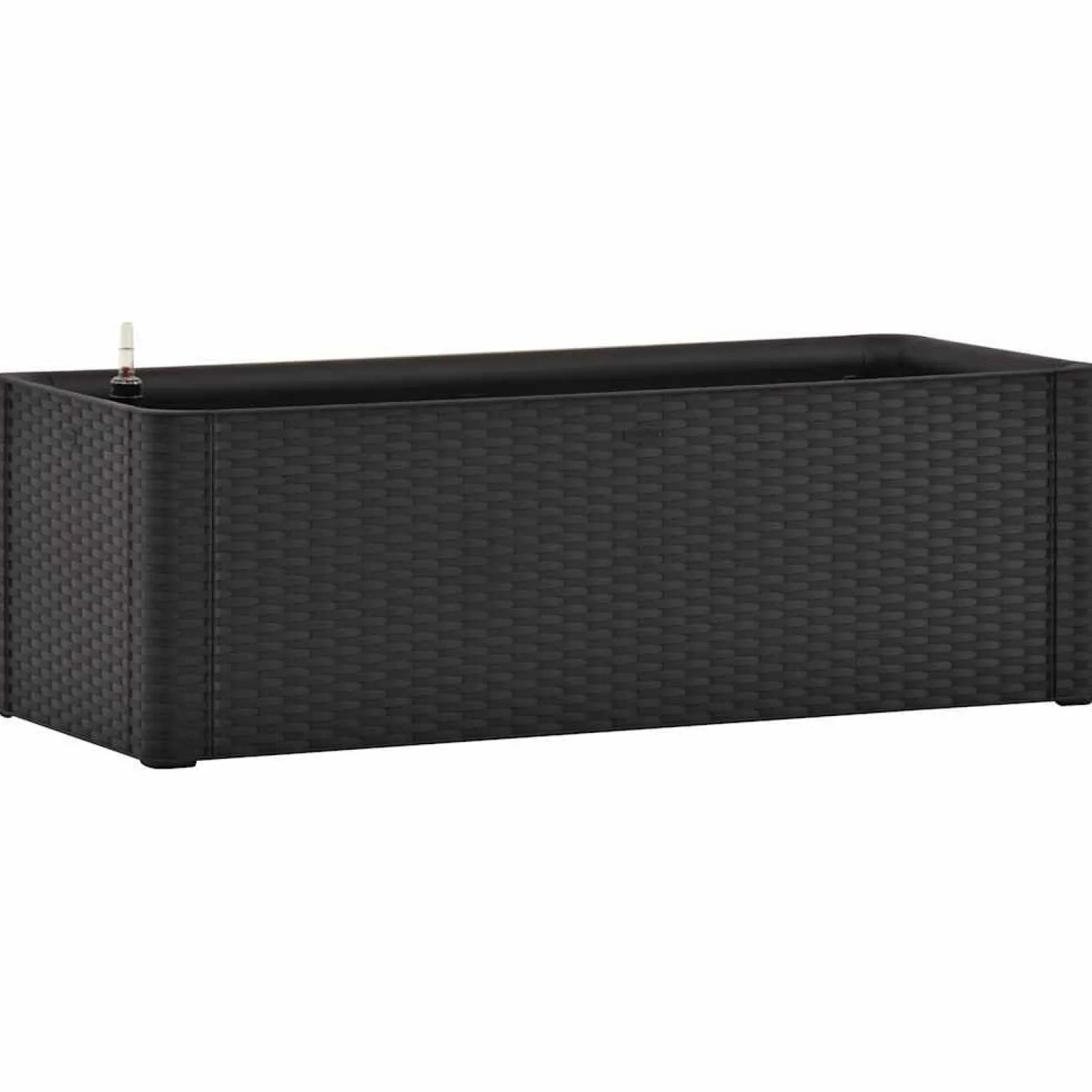 Podwyższona donica z systemem podlewania antracyt 100x43x33cm