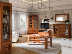 Pojemna Szafa 3D z Półki Wieszaki TADEUSZ-15 Dąb Lefkas