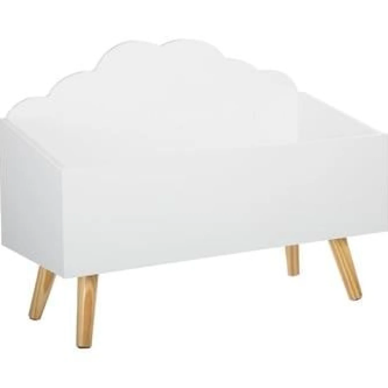 Pojemnik na zabawki Cloud biały