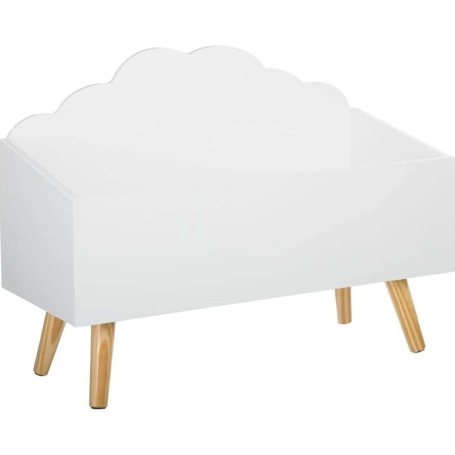 Pojemnik na zabawki Cloud biały