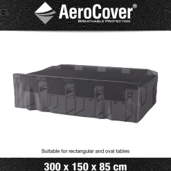 Pokrowiec na meble ogrodowe 7997 150x300x85 AeroCover szary