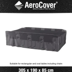 Pokrowiec na meble 7918 190x305x85 AeroCover szary