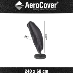 Pokrowiec na parasol ogrodowy 7971 Ø68x240 AeroCover antracytowy