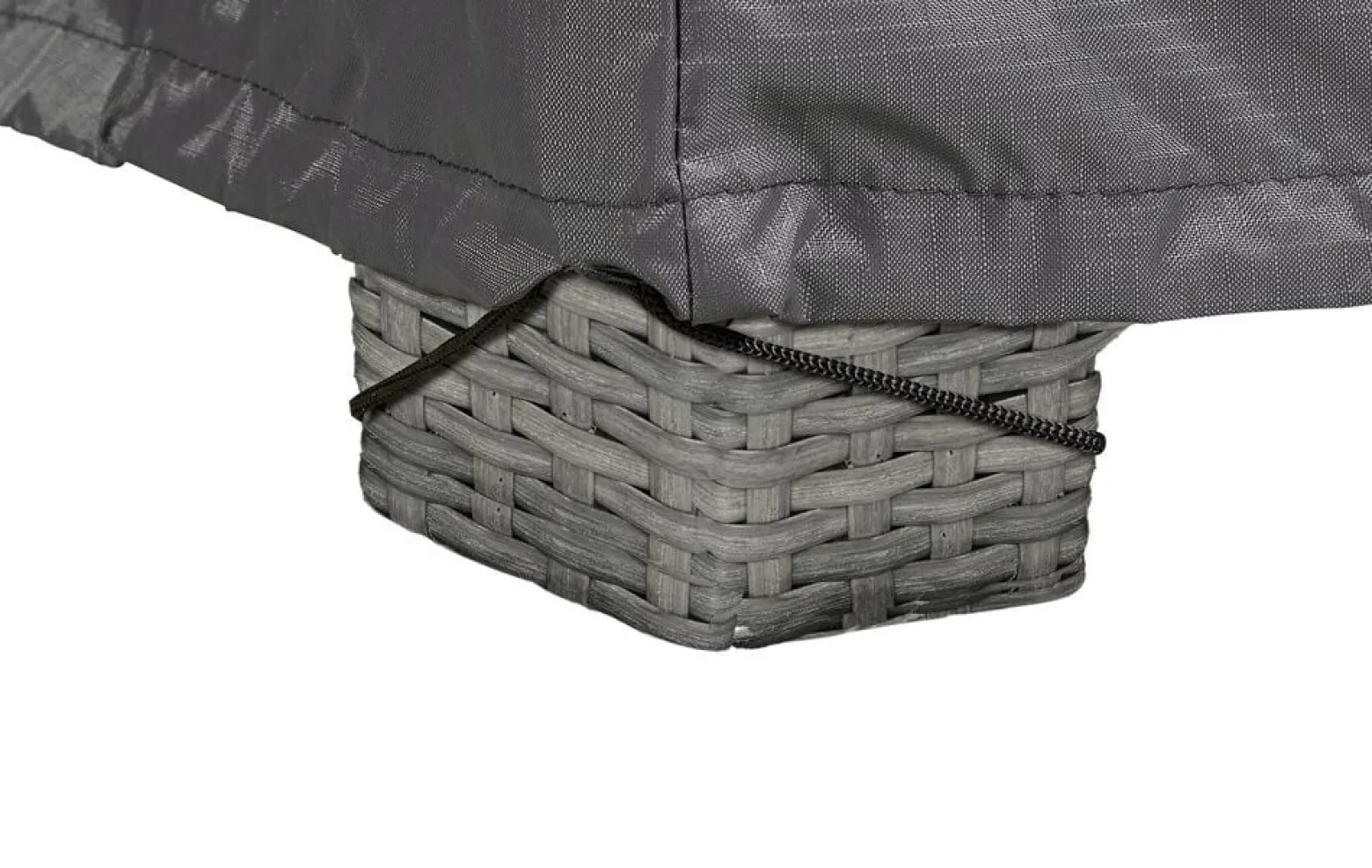 Pokrowiec ogrodowy w kształcie "L" 7956 270x270x90cm 7956 AeroCover szary