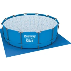 Pokrywa na basen Niebieski 396 x 396 cm Polietylen Bestway
