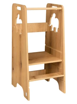 Pomocnik kuchenny dla dzieci z tablicą regulowany Kitchen Helper MDF drewno