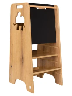 Pomocnik kuchenny dla dzieci z tablicą regulowany Kitchen Helper MDF drewno