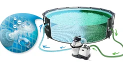 Pompa filtrująca piaskowa Intex 5700 l/h + piasek 25kg