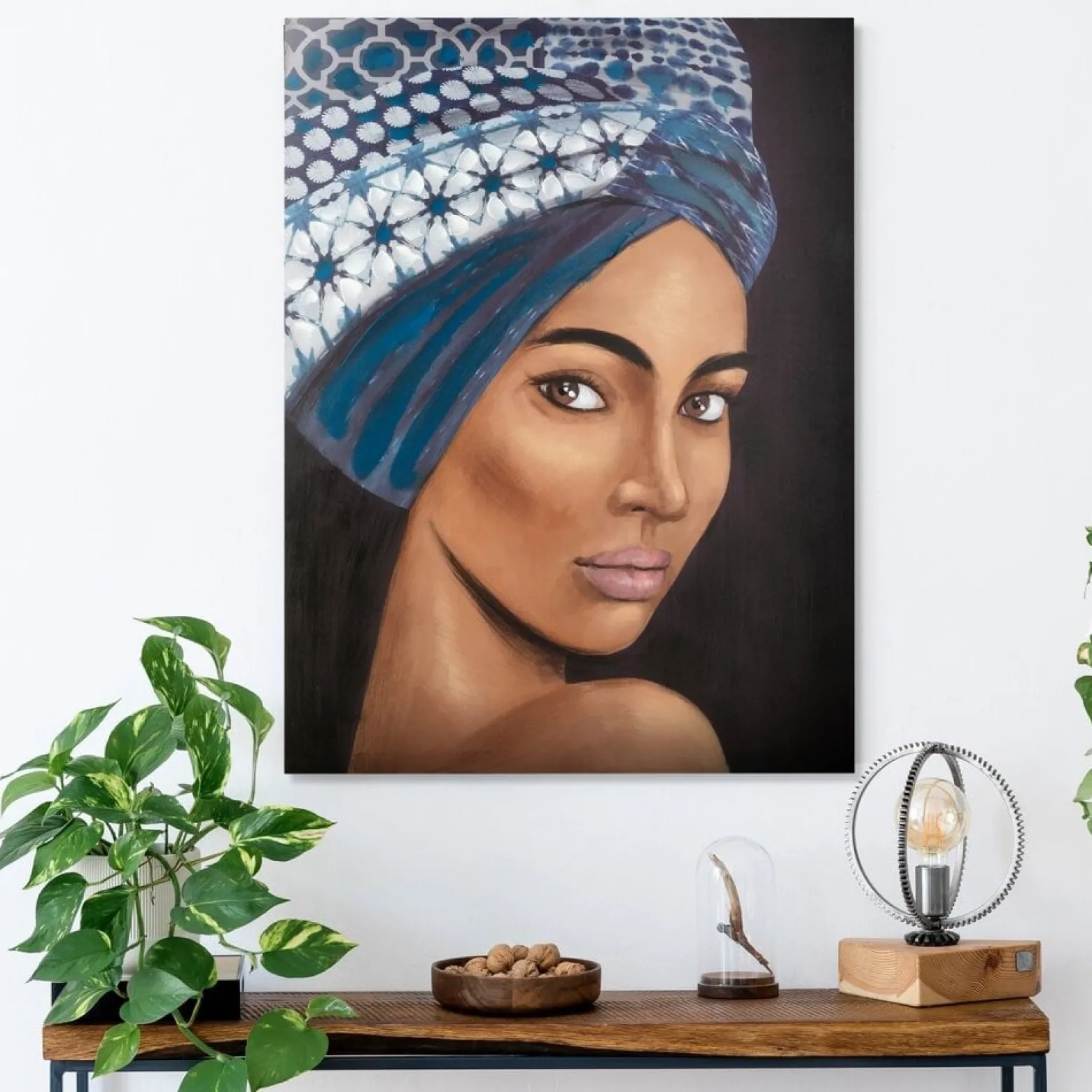 Portret Kobiety - Obraz Ręcznie Malowany 60x80cm