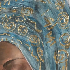 Portret Kobiety w Turbanie 60x80 cm Etno-Boho