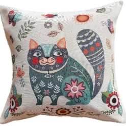 Poszewka Na Poduszkę Jasiek 45X45 Cm Żakardowa Dekoracyjna Ozdobna Gattino