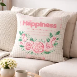 Poszewka 40x40 Happiness
