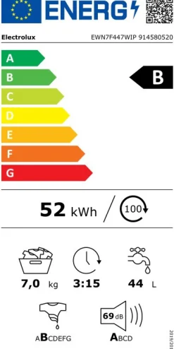 Pralka Electrolux EWN7F447WIP