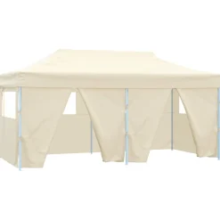 Profesjonalny, składany namiot imprezowy, 4 ściany, 3x6 m, stal