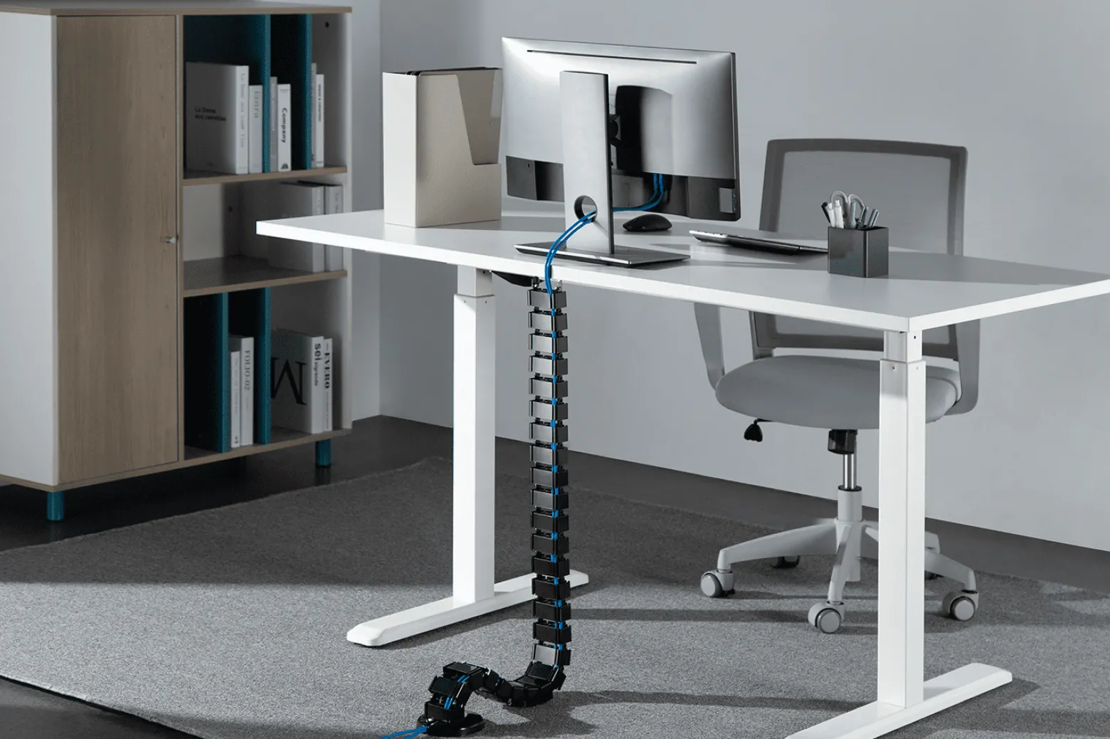 Prowadnica Kablowa Spacetronik SPK-180B 130cm Organizer