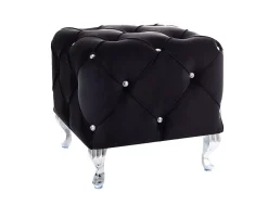 Pufa HESTIA K VELVET czarna
