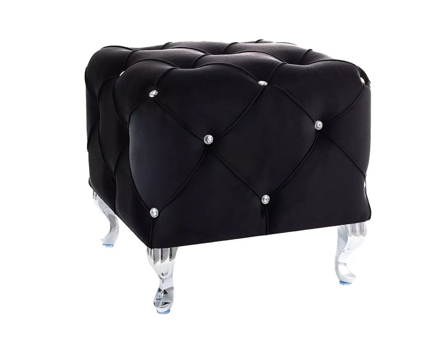 Pufa HESTIA K VELVET czarna