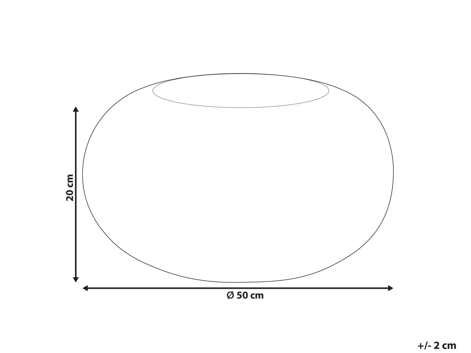 Puf pleciony podnóżek juta czarny okrągły