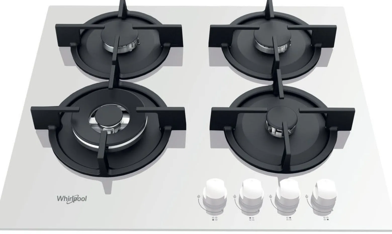 Płyta gazowa WHIRLPOOL AKT625WH 59 cm białe szkło